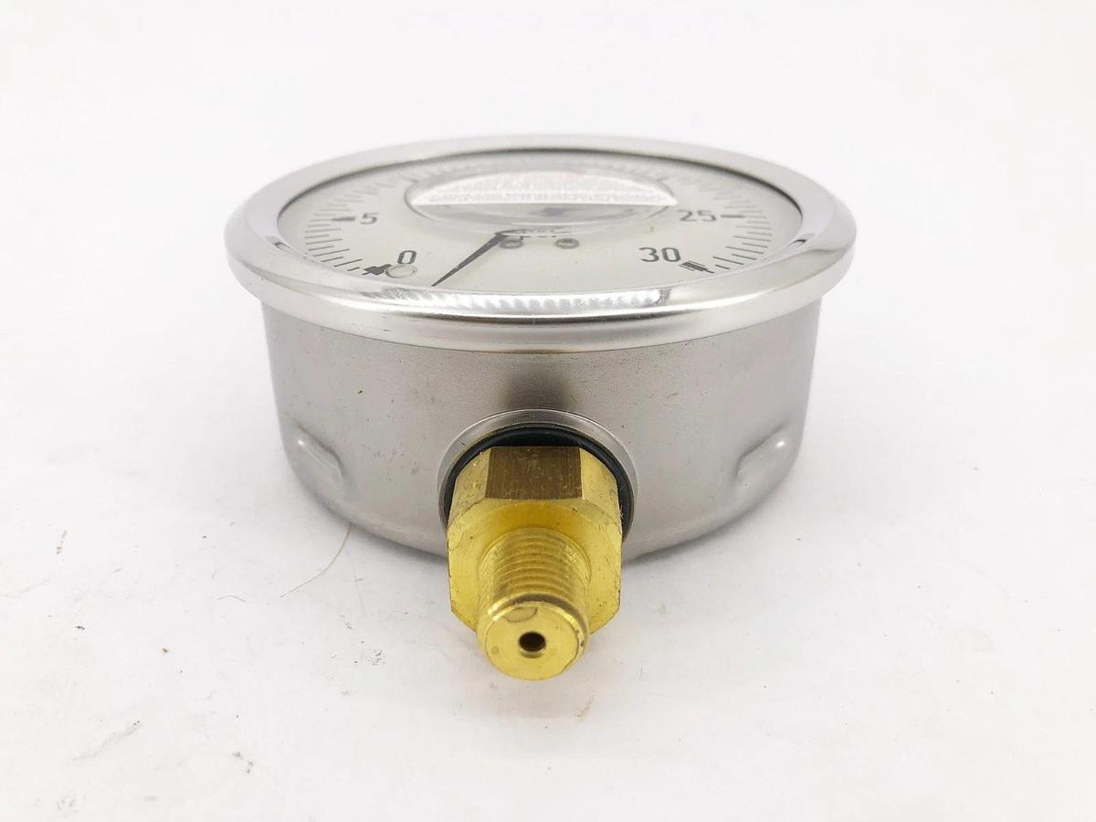 New Wika Type 213.53 4" Gauge 30psi 1/4" NPT LM 9699109