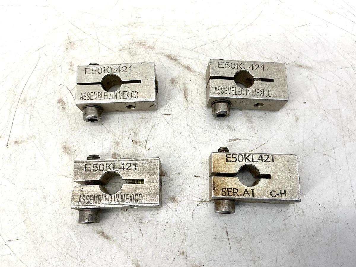 Used Lot of 4 Eaton Cutler-Hammer E50KL421 Adjustable Rod Lever Clamp Accessory