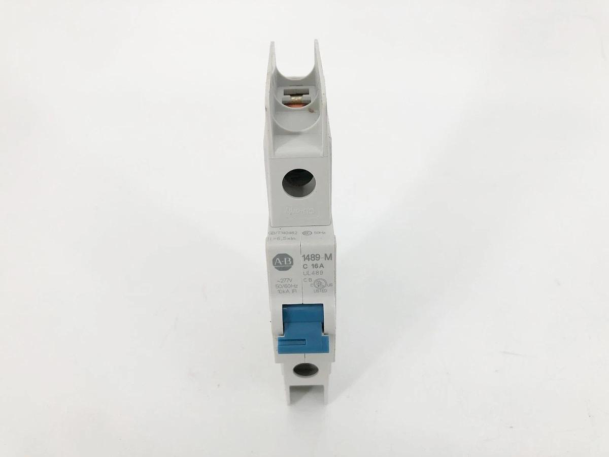 New Allen Bradley 1489-M1C160 Circuit Breaker 1P 16A 277VAC 48VDC - No Box