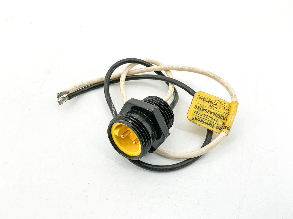 New Brad Harrison 1R2006A20A120 Mini Cordset Male 2P 600V 1300130076 - No Box