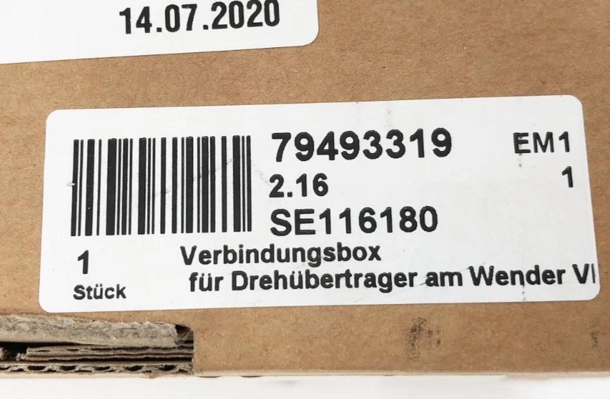 New Vahle 79493319 Junction Box VB DREHUEBERTRAGER 100 0915522/00
