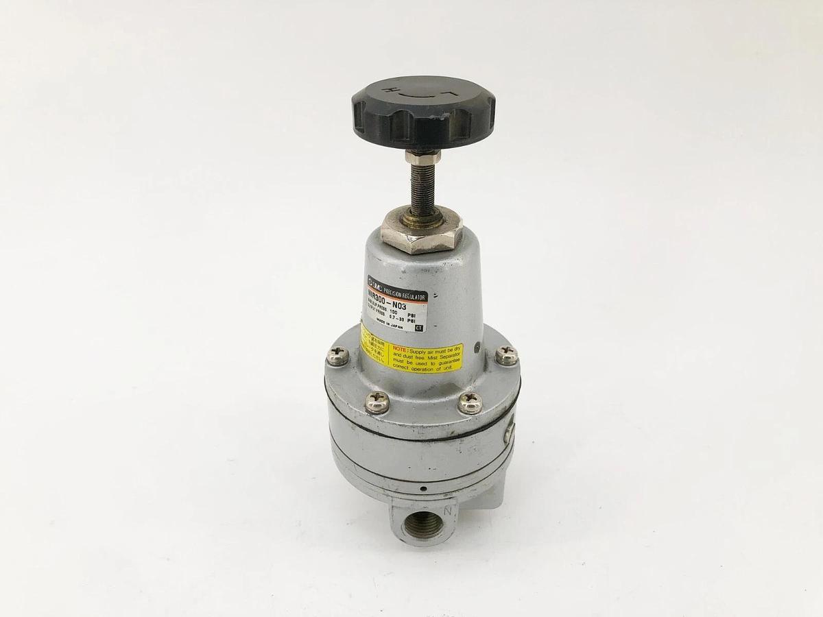 Used SMC NIR300-N03 Precision Regulator 3/8" NPT 100psi