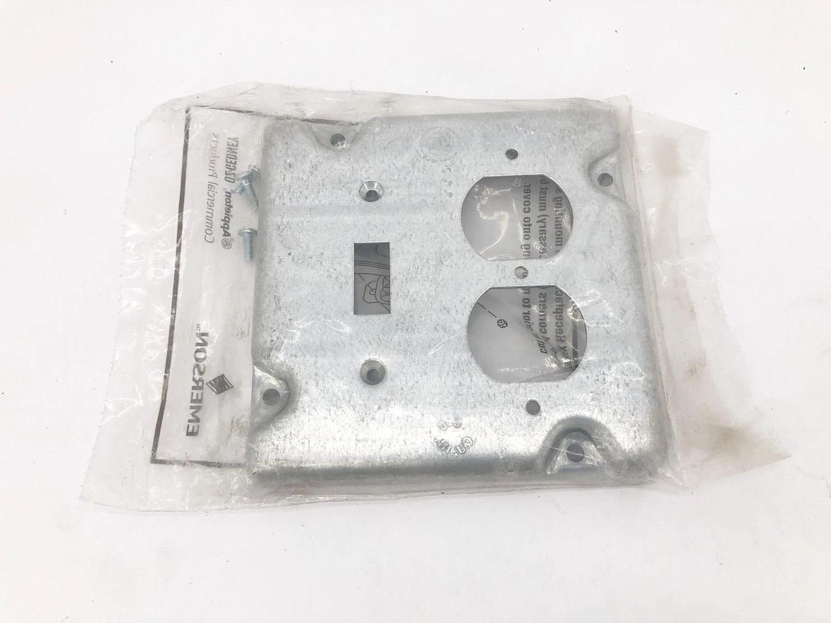 Lot of 4 New Emerson 503536 Raised Square Surface Covers 4"