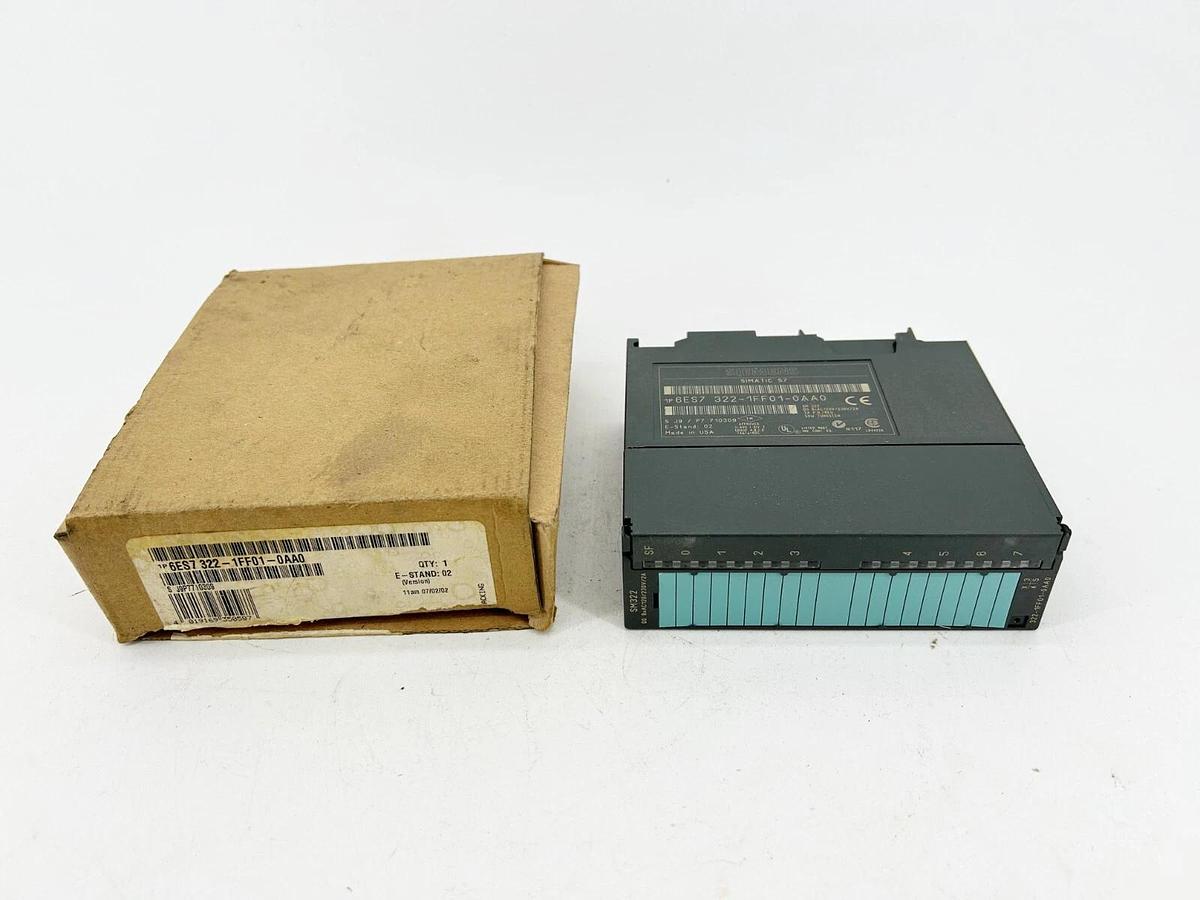 New Siemens 6ES7 322-1FF01-0AA0 Digital Output Module