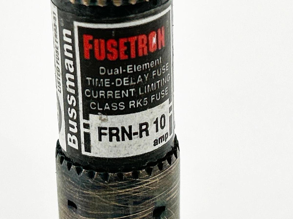 Lot of 7 Bussmann FRN-R-10 Dual Element Time Delay 10A 250V