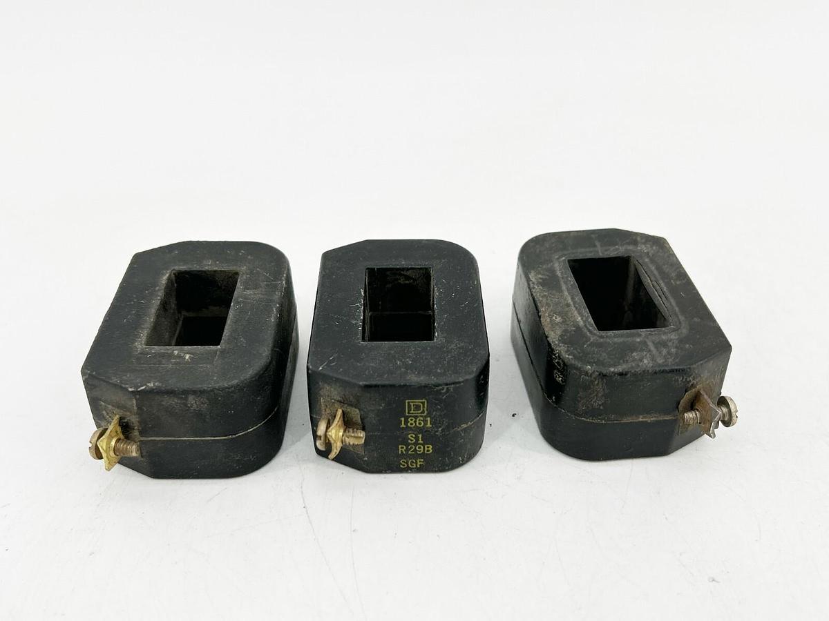 Used Lot of 3 Square D 1861-S1-R29B Coil 110/115V 60Hz SGF