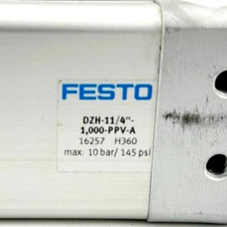 New Festo DZH-11/4"-1,000-PPV-A Pneumatic Cylinder 16257 10 Bar/145 PSI