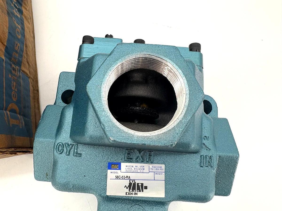 New MAC Valves 58C-53-RA 3-Way Spool Valve