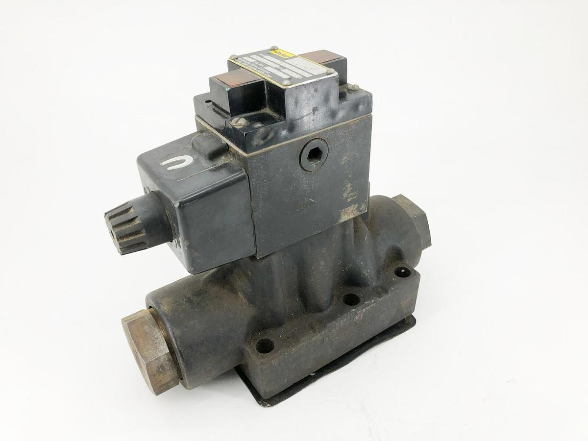 Used Parker D63W1B45Y 34 Directional Control Valve 120/60-110/50 .72-.75A 3000psi Max