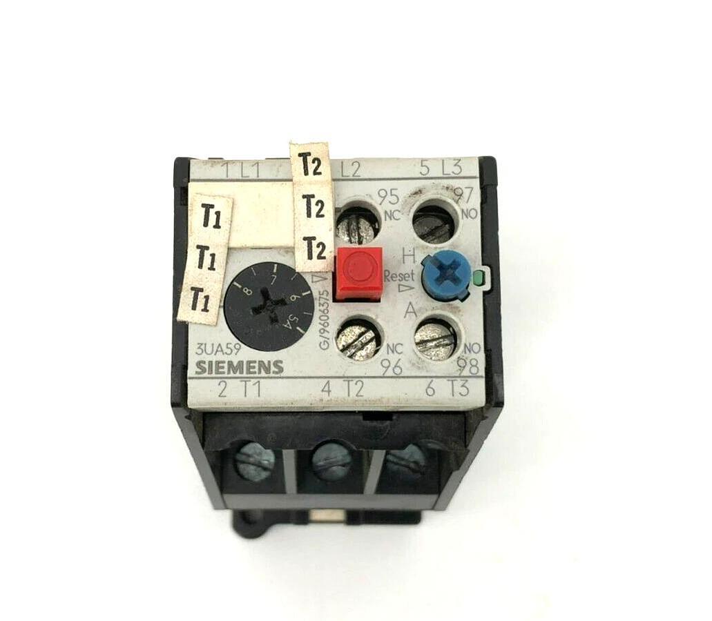 Used Siemens 3UA59 00-1H Overload Relay, 5-8 A