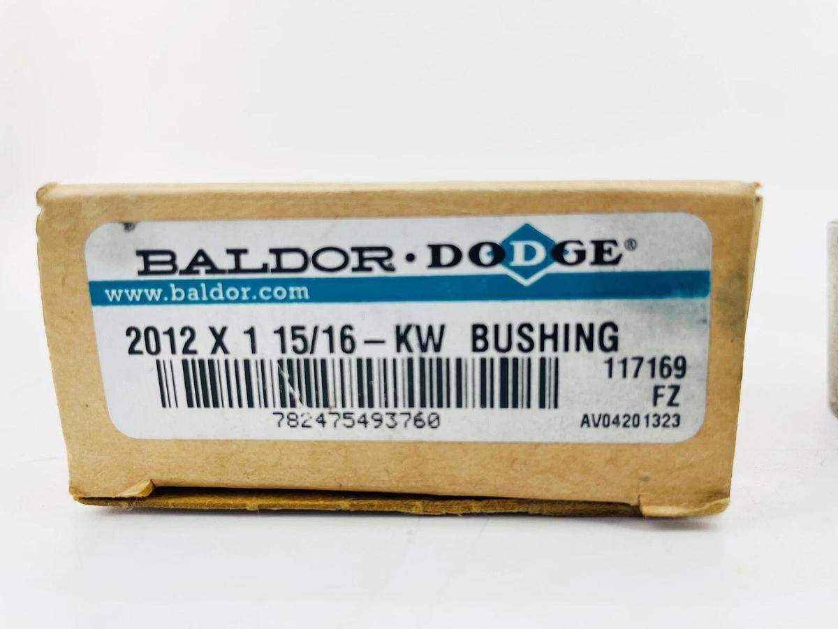 New Baldor Dodge 2012 X 1 15/16-KW Taper Lock Bushing 117169