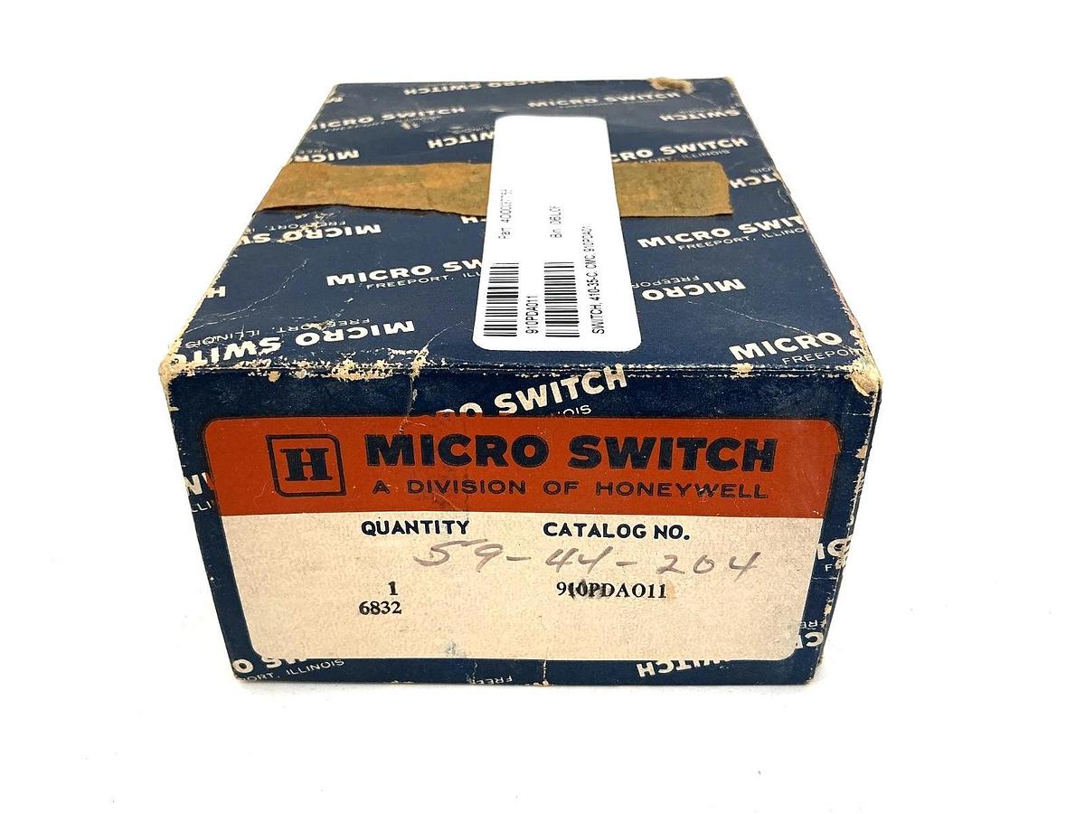 New Honeywell Micro Switch 910PDA011 Selector Switch 2Pos Coil 120V 50/60HZ