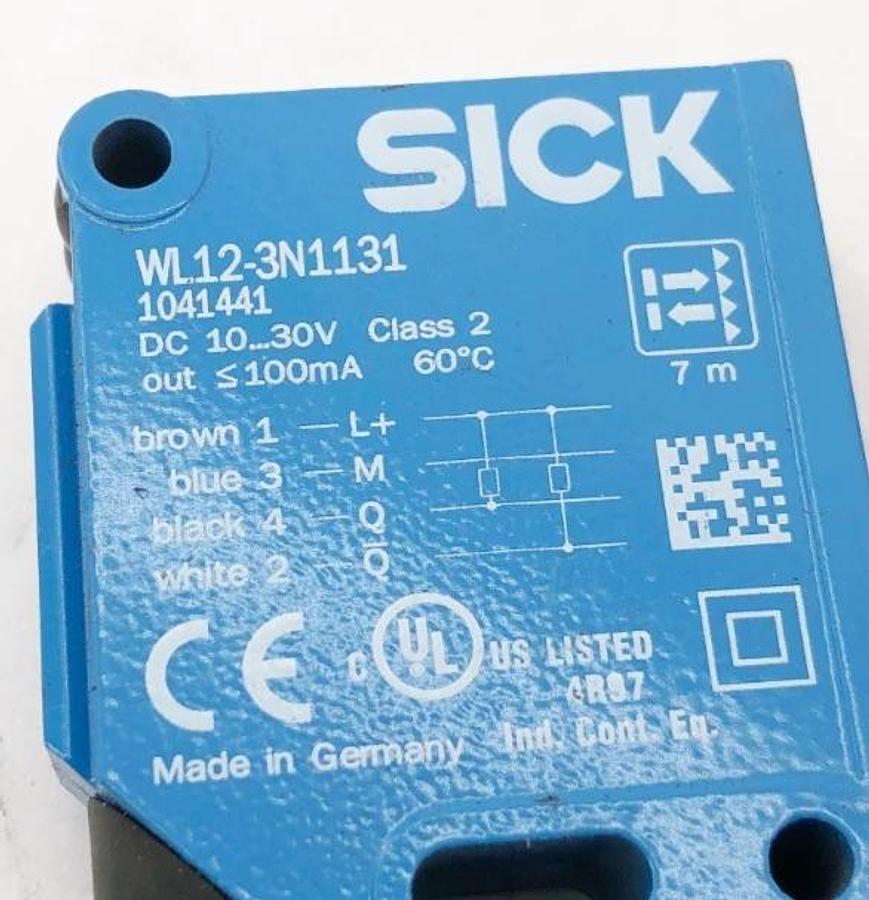 New Sick WL12-3N1131 Photoelectric Sensor 10-30V 1041441 - No Box