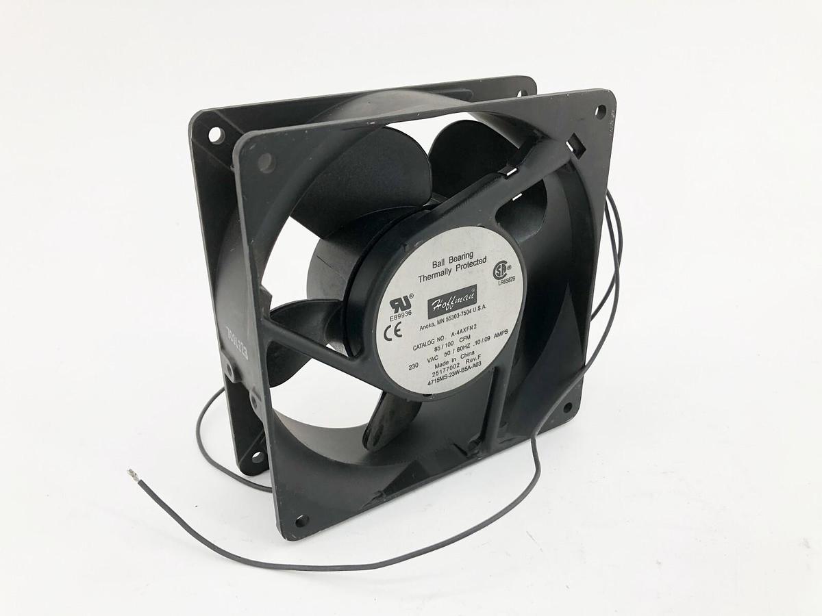 New Hoffman A-4AXFN2 Cooling Fan 85/100 CFM 230VAC Thermally Protected - No Box