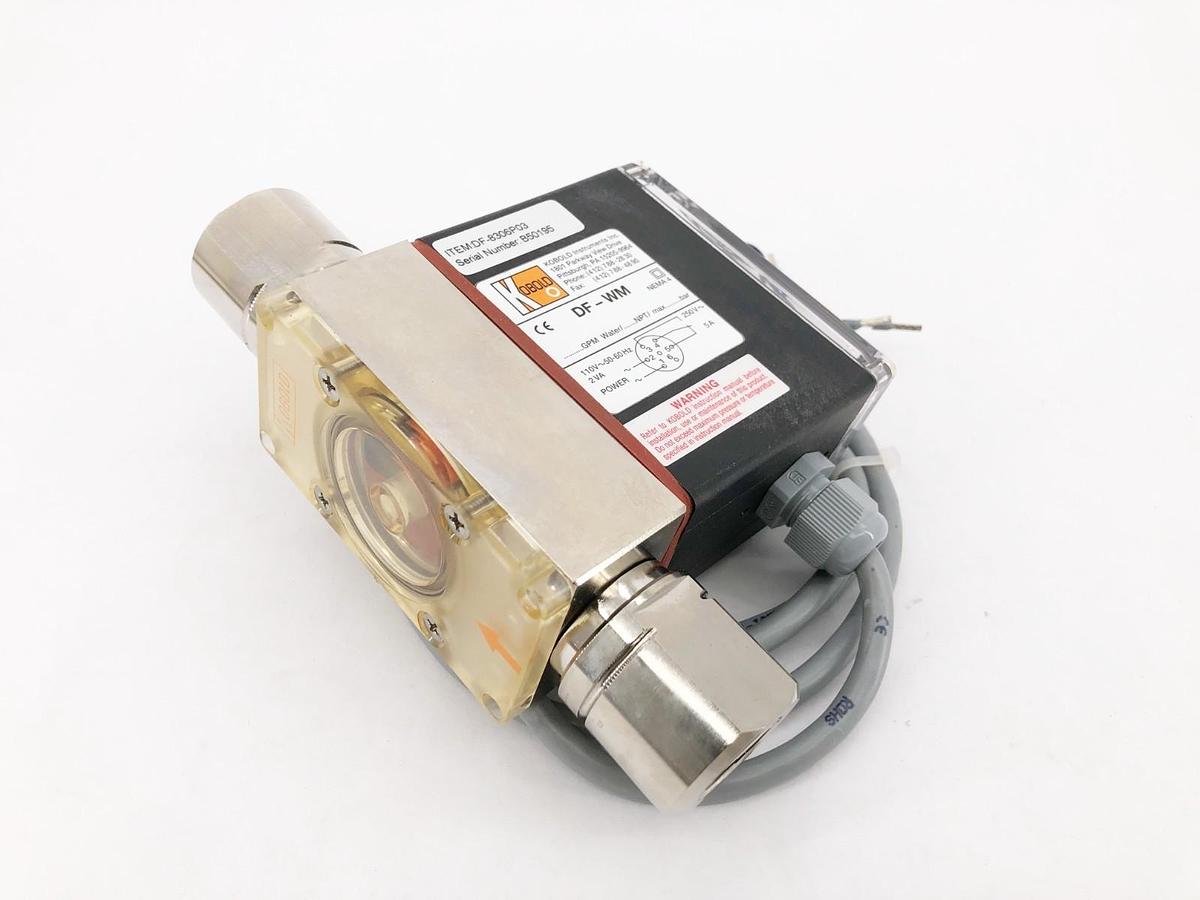 New Kobold DF-WM Paddle Wheel Flow Switch DF-8306P03 - No Box
