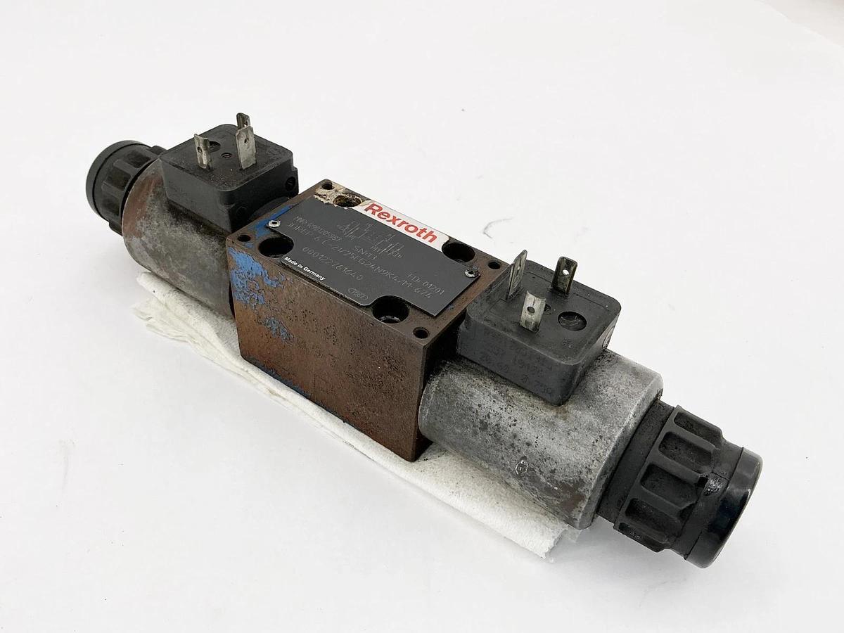 Used Rexroth 3DREP-6-C-21/25EG24N9K4/M-674 3-Way Solenoid Valve R901205987