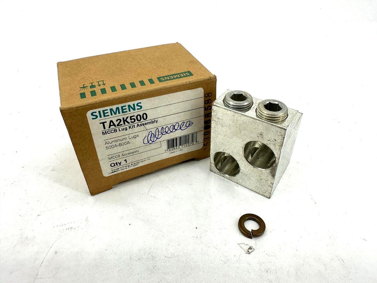 New Siemens TA2K500 MCCB Lug Kit Assembly - Missing Parts See All Photos
