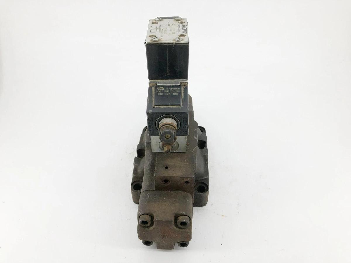Used Bosch Racine FD4-CTHS-106M-63 Hydraulic Solenoid Valve 110/115V 3000psi Max