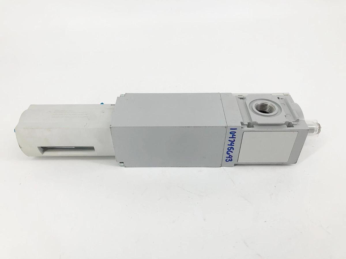 New Festo MS6-LFM-1/2-B-R-M-HF-DA Pneumatic Filter 527670 300psi 1µ - No Box