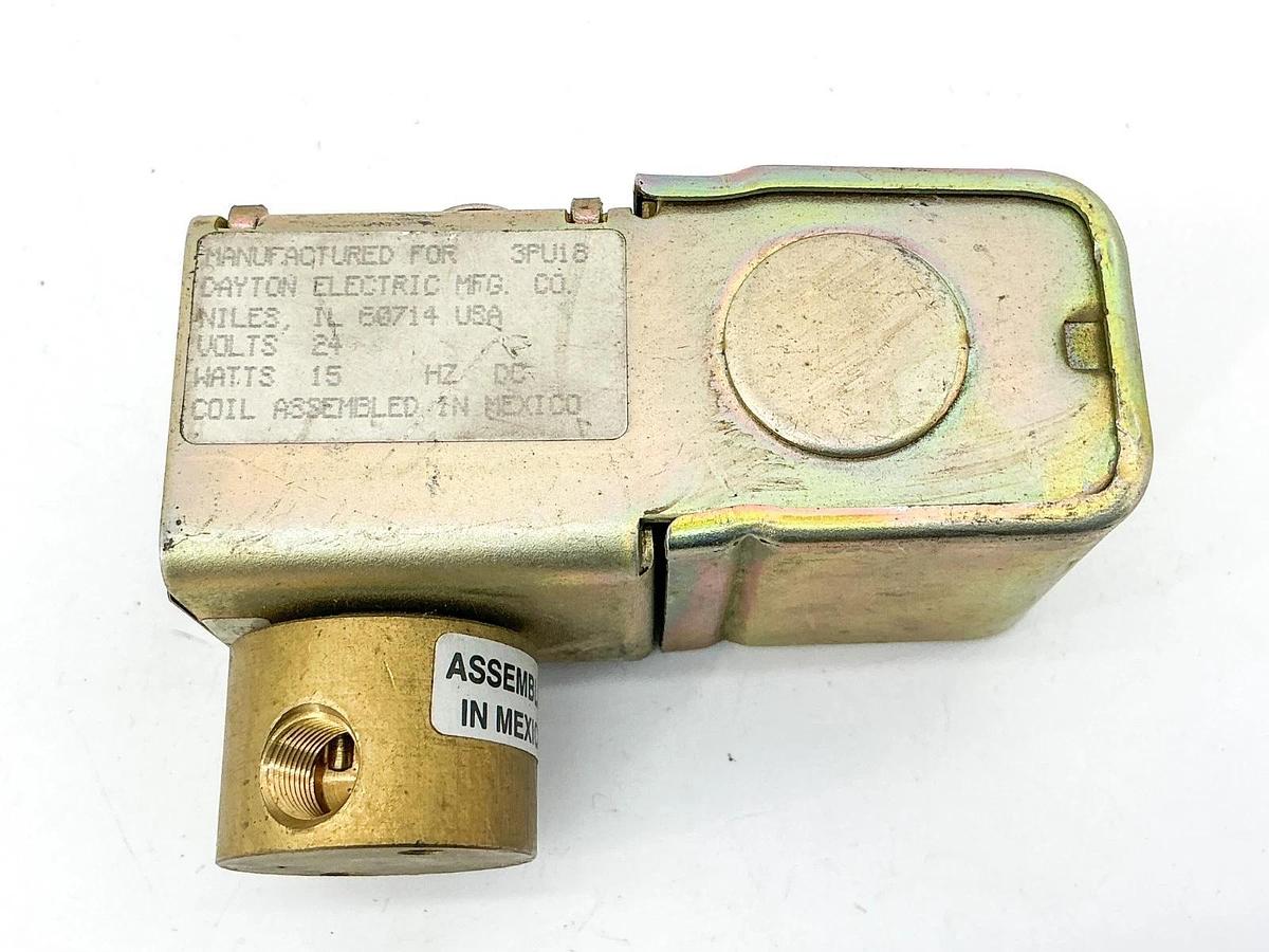 Used Dayton 3PU18 Solenoid Coil 24V 15W