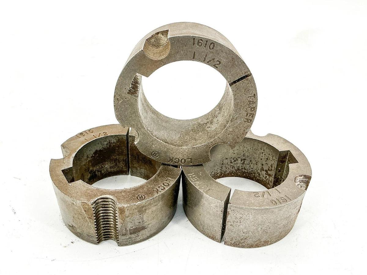 New Lot of 3 1610-1-1/2 Taper-Lock Bushing 1-1/2" Bore - No Box