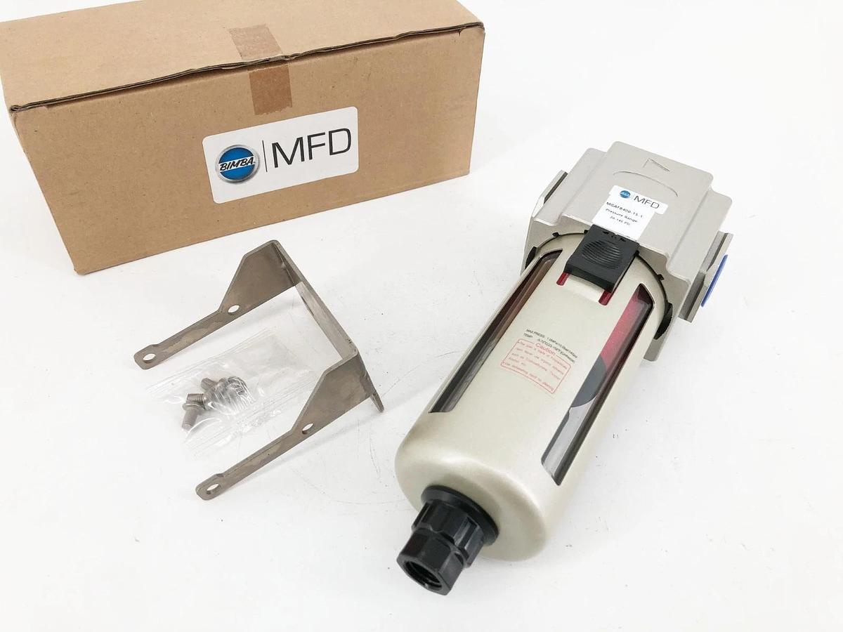 New Bimba MGAFB400-15-1 Coalescing Filter 5 Micron 1/2" NPT 20-145psi