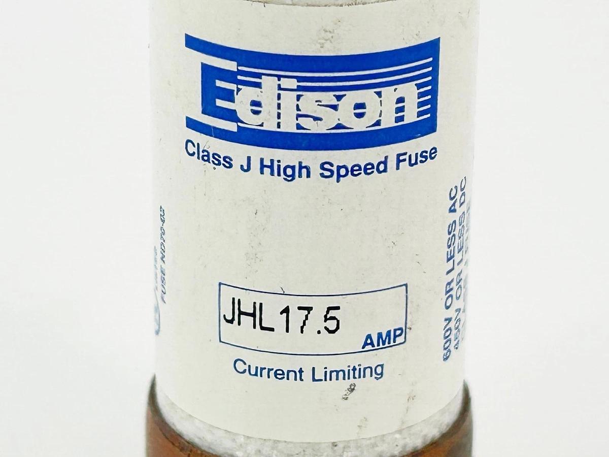 New Edison JHL17.5 Current Limiting Highspeed Fuse 17.5A 600V Class J - No Box