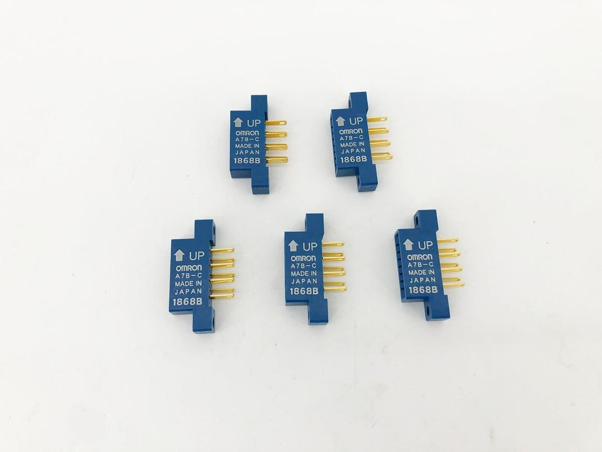 Lot of 5 New Omron A7B-C Socket Switches