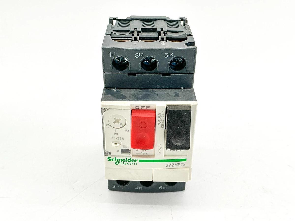 New Schneider Electric GV2ME22 Motor Circuit Breaker 690V 20-25A 20HP 034325