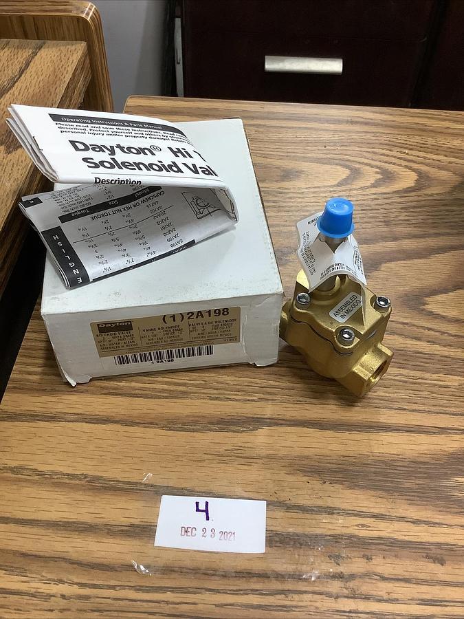 New Parker 121V5206-4538-483520S6 Solenoid Valve 220-240V 50/60Hz 10Bar LU007209