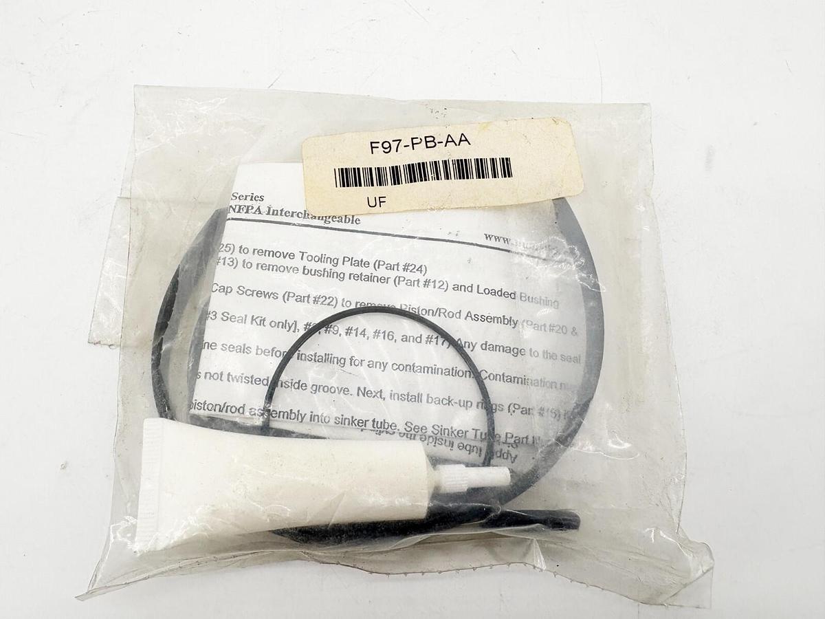 New Numatics F97-PB-AA Seal Kit with Cushion for 3.25" Bore