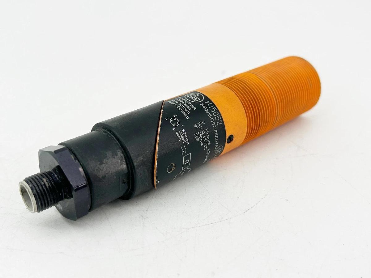 Used IFM KIE3015-FPKG/NI/55V/US Capacitive Sensor 15MM Sensing Range 55V KI5052