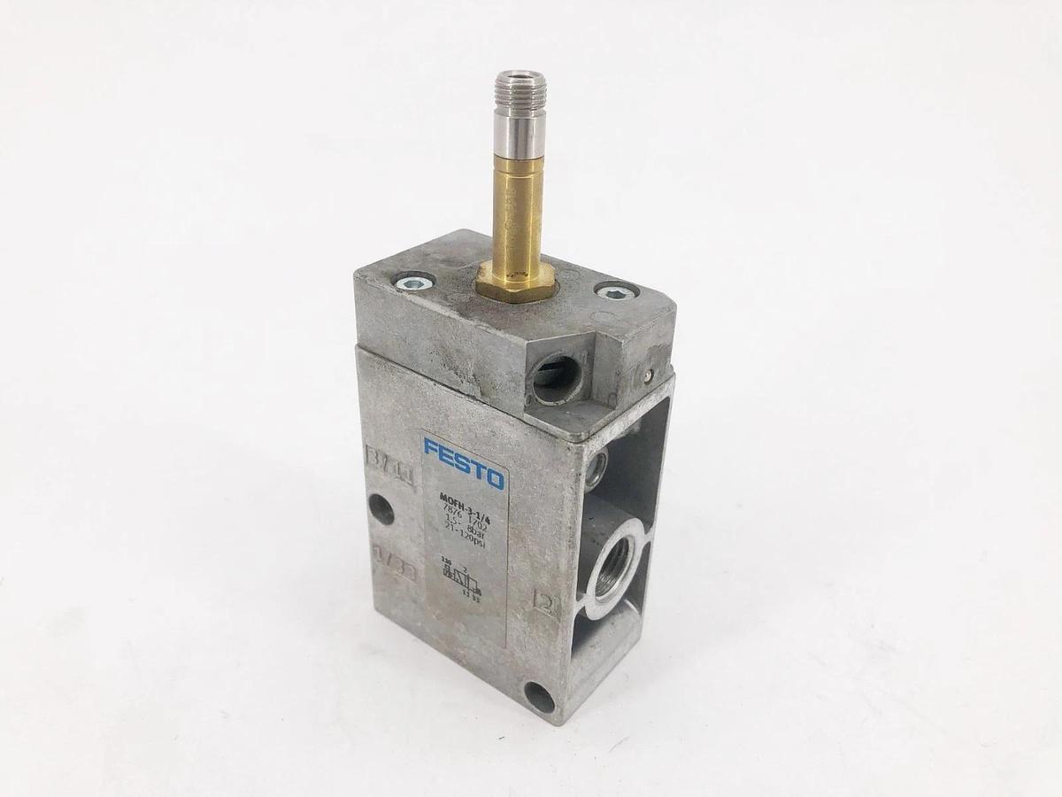 New Festo MOFH-3-1/4 Solenoid Valve 2-Pos. 3-Way 120psi 1/4"NPT 7876 - No Box
