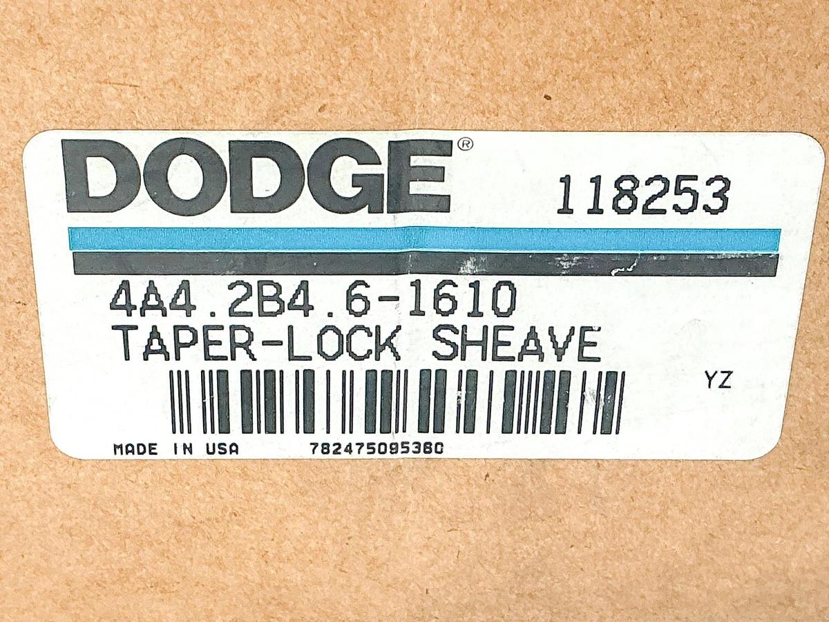 New Dodge 118253 Taper-Lock Sheave 4A4.2B4.6-1610 5150RPM