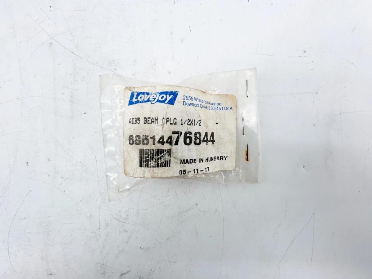New Lovejoy 68514476844 Coupling ADB5 Beam PLG 1/2 X 1/2