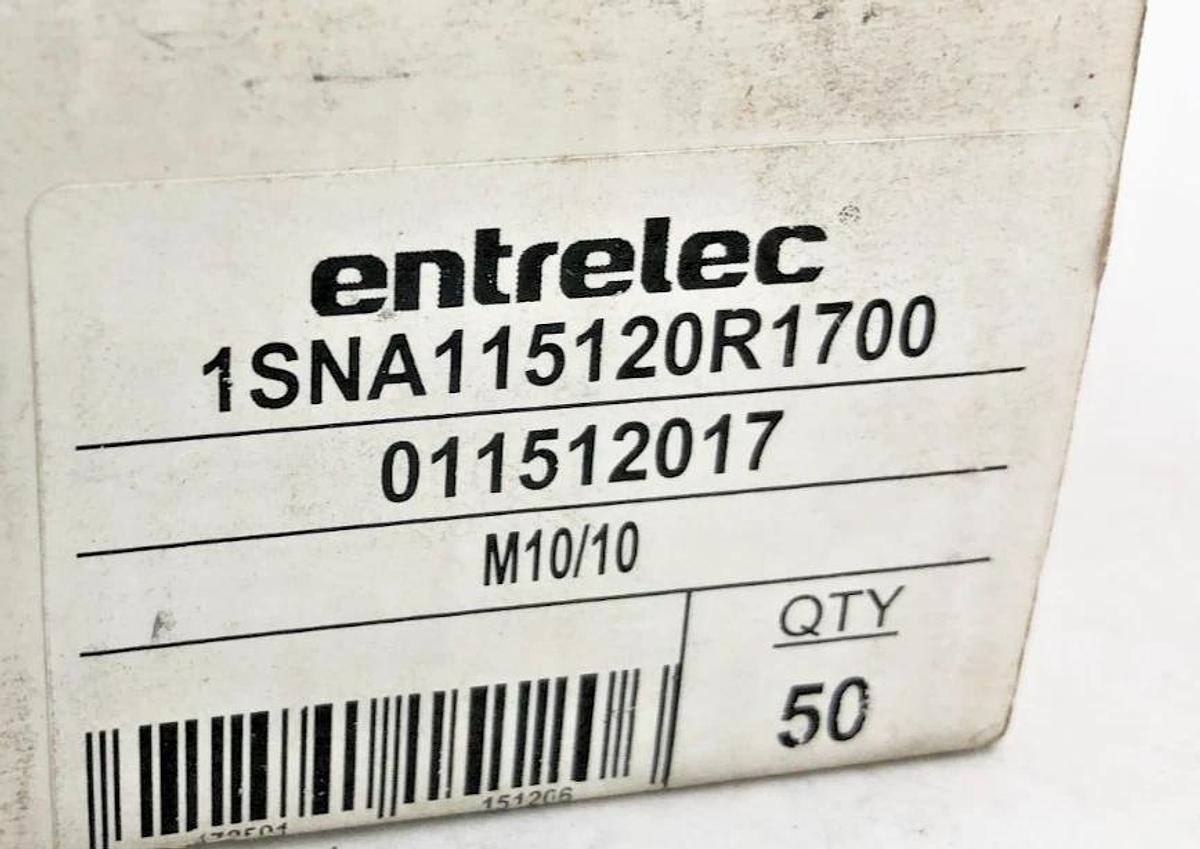 Box of 50 New Entrelec 1SNA115120R1700 Terminal Blocks M10/10 011512017