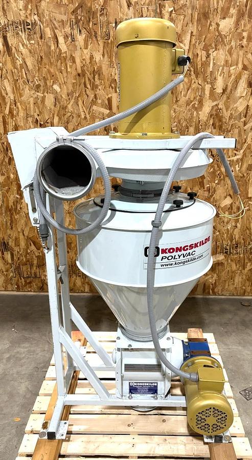 Kongskilde Polyvac 50 Pneumatic Conveying System RF20S Rotary Valve 5hp Blower