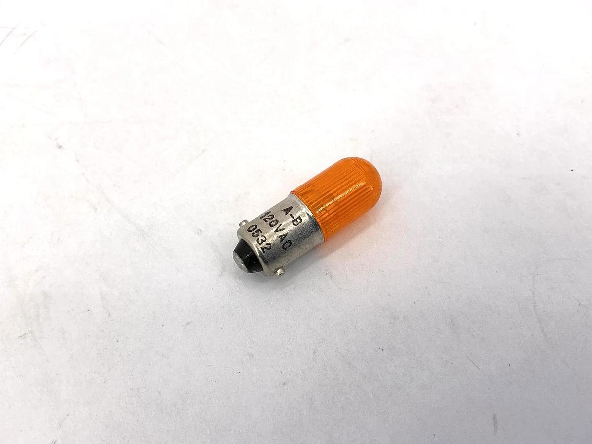 Lot of 2 New Allen Bradley 800T-N321A Replacement LED Pilot Light Amber 120VAC