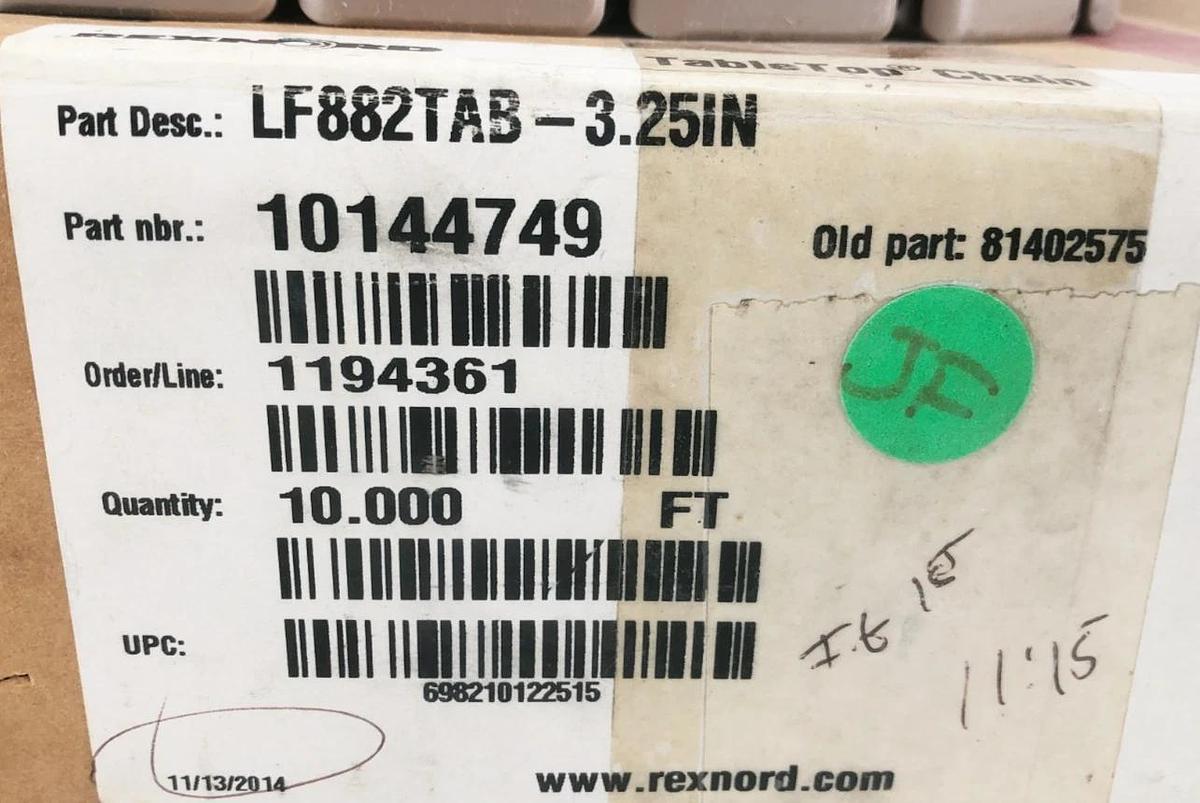 New LF882TAB-3.25IN TableTop Chain 10FT 10144749 81402575