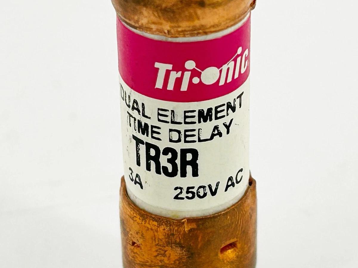 New Lot of 4 Ferraz Shawmut TR3R Dual Element Time Delay Fuse 3A 250V