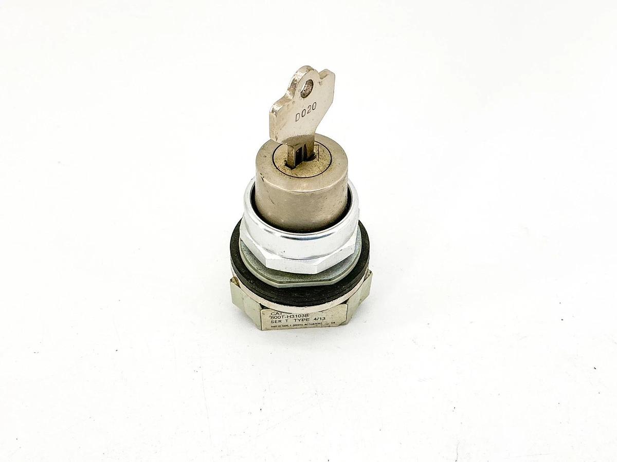 Used Allen Bradley 800T-H3103B Lock Cylinder Switch Type 4/13 Ser.T