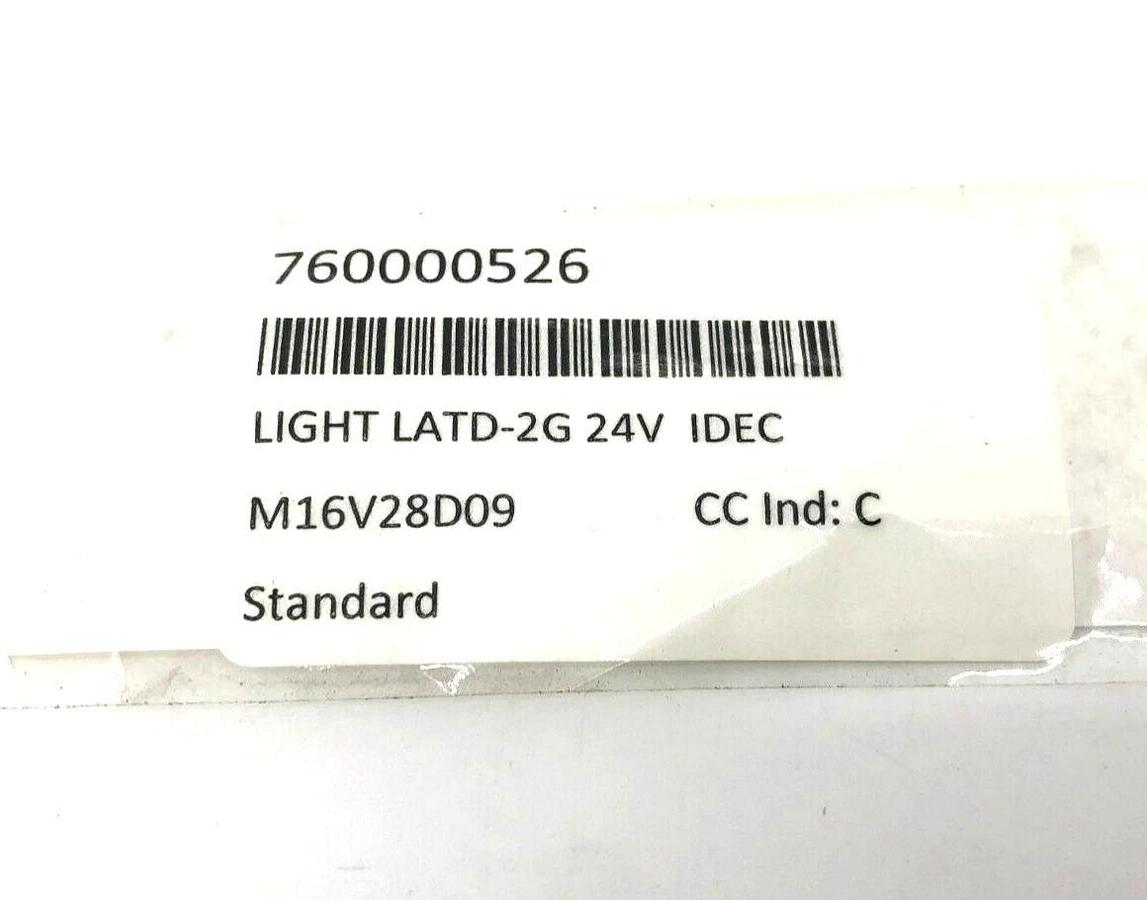 Lot of 6 New IDEC LATD-2G Green LED Bulbs 24VAC/DC
