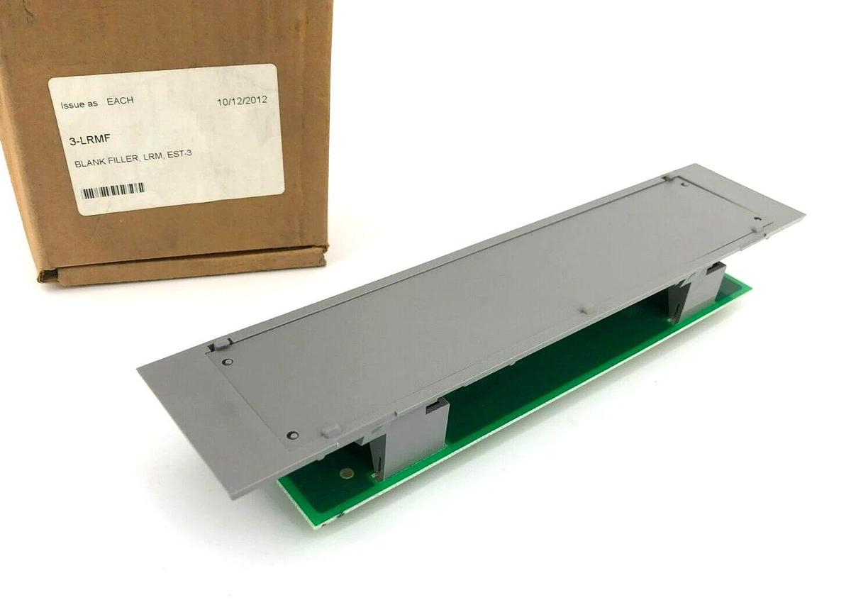 New Edwards 3-LRMF Blank Single Space Plastic Mount Local Rail Module Filler
