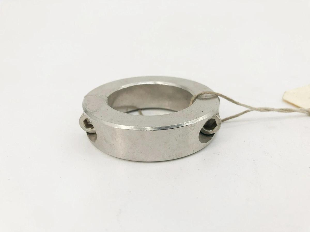 New Climax 2C-137-S Two-Piece Split Clamp Collar Stainless Steel 1-3/8" ID