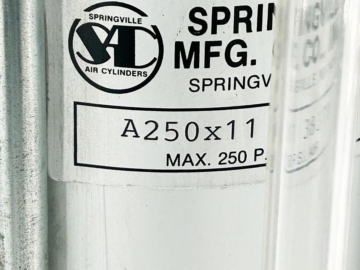 New Springville A250x11 Pneumatic Cylinder 250PSI 38371