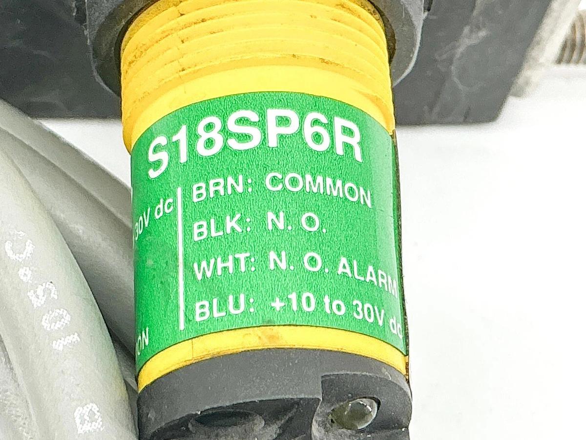 Used Banner Engineering S18SP6R Photoelectric Sensor 10-30VDC 29412- No Box