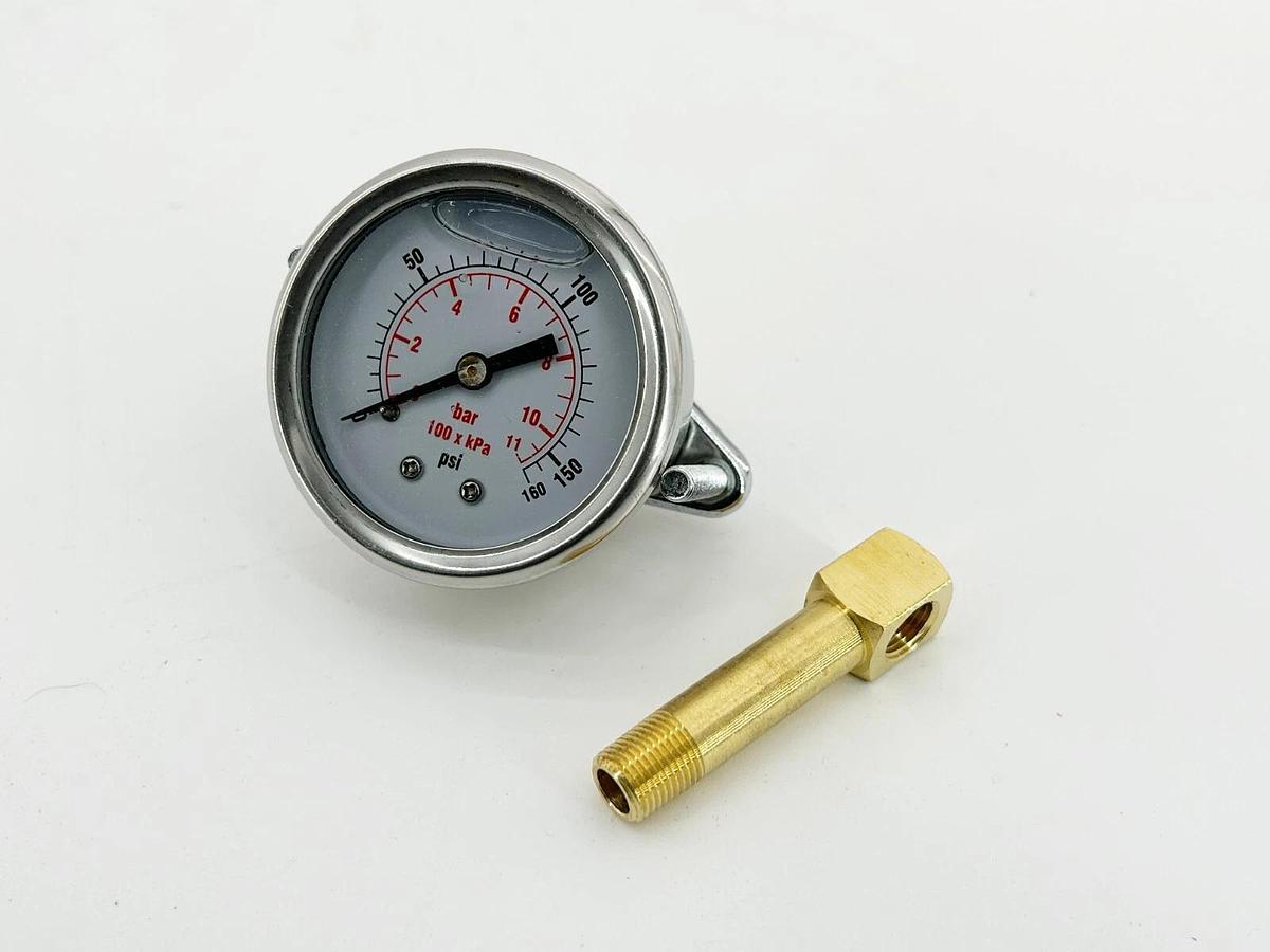 New Lot of 2 MAC Valves N-62015-01 Pneumatic Pressure Gauge 160PSI 10MM NPT