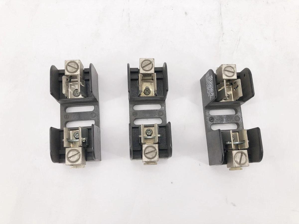 Lot of 3 New Gould Shawmut 20306R Fuseholders 250V 30A 1P - No Box