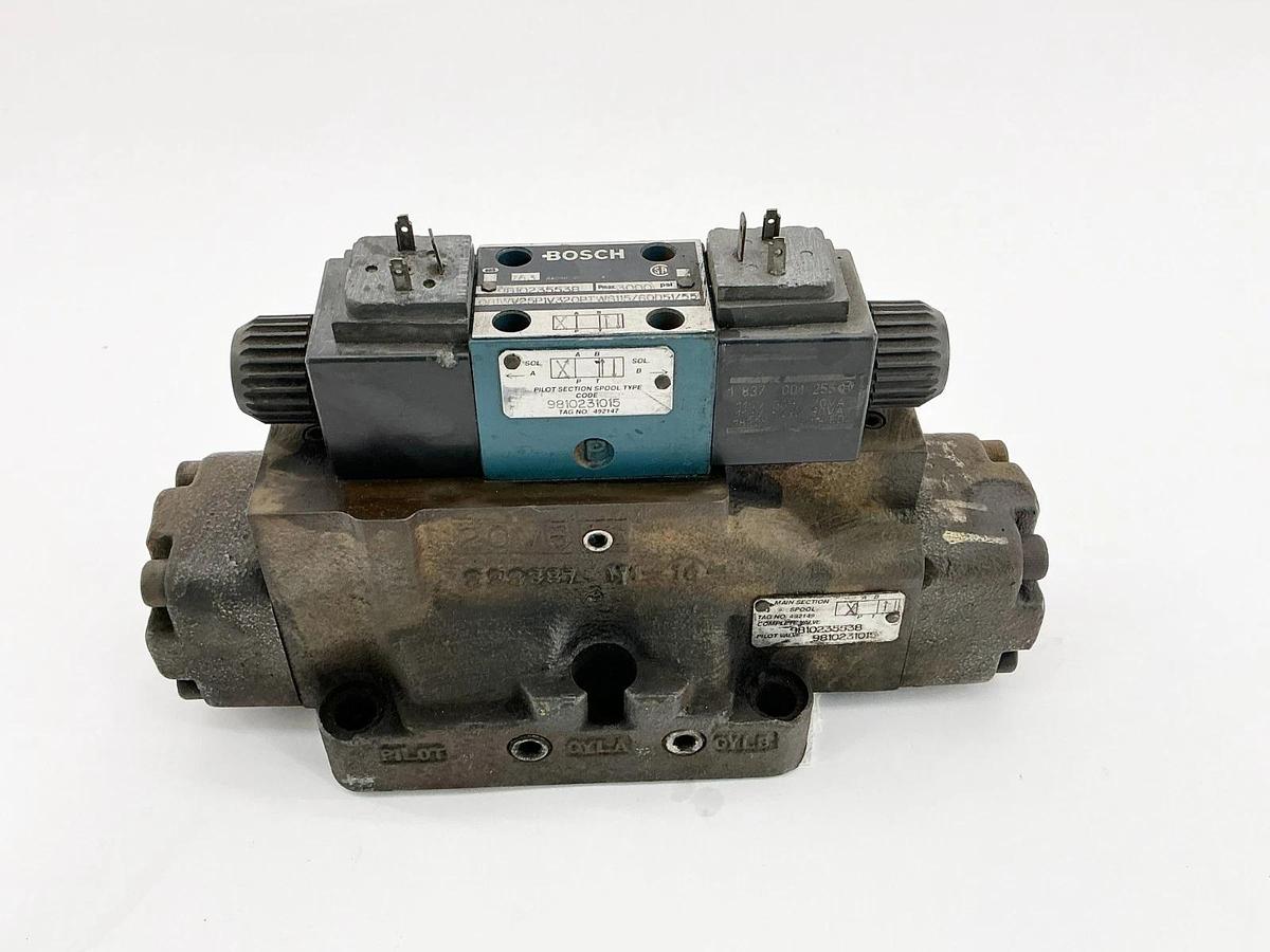 Used Bosch 081WV25P1V320PTWS115/60D51/55 Control Valve 3000PSI 9810235538
