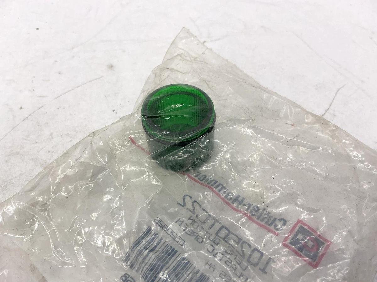 Lot of 5 New Cutler-Hammer 10250TC22 Lens Button Plastic-Green Eaton